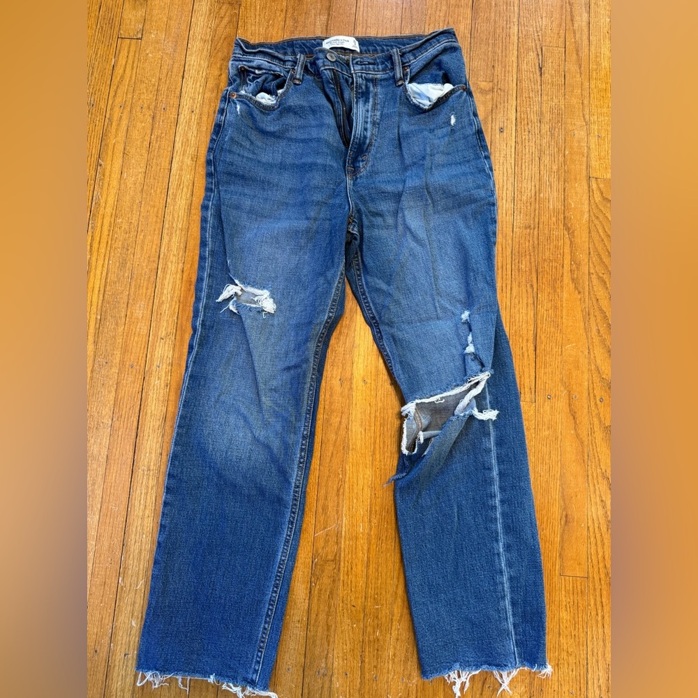 Abercrombie & Fitch Women’s Dark Blue Jeans